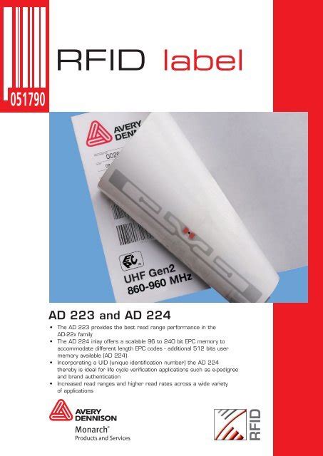 fry's rfid stickers|Avery Dennison®RFID Labels Archives .